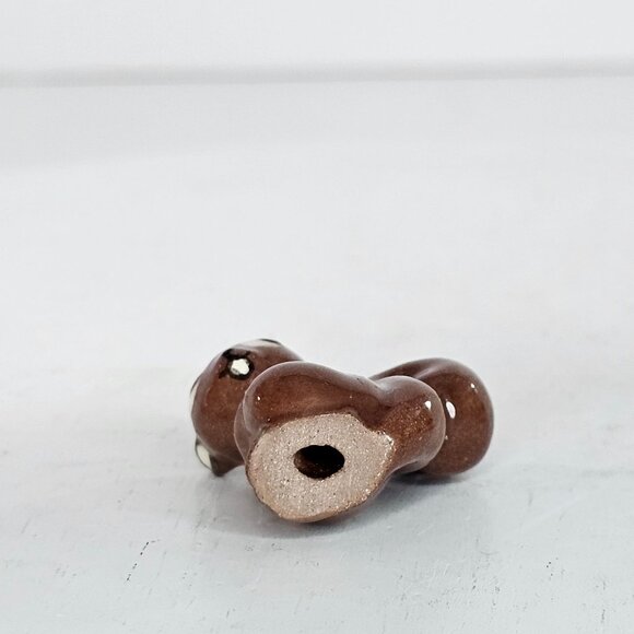 Hagen Renaker Early Baby Squirrel Brown Miniature Figurine Ceramic Sitting Up - Picture 6 of 8